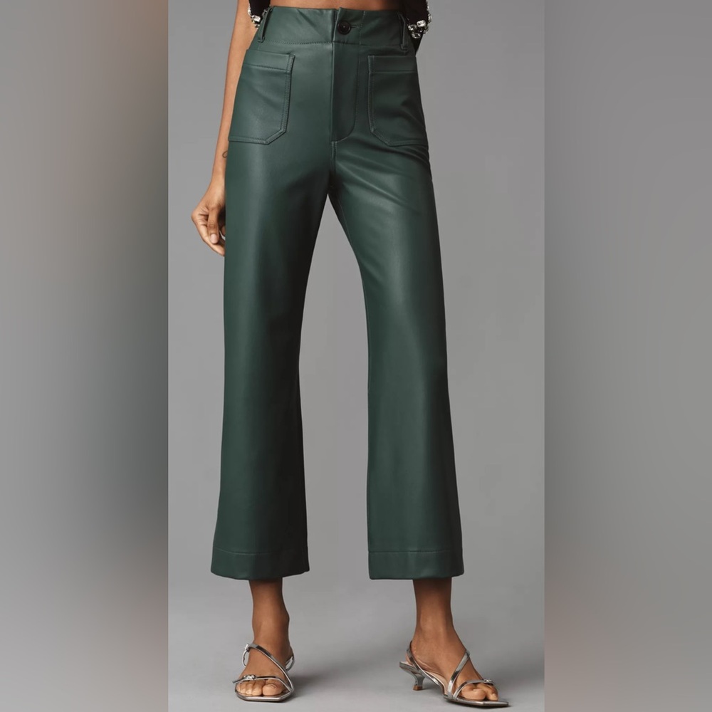 The Colette Cropped Wide-Leg Pants by Maeve